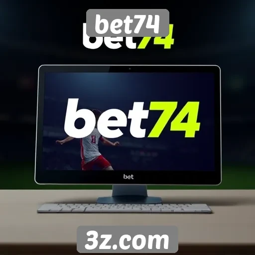 Overview das funcionalidades do site bet74