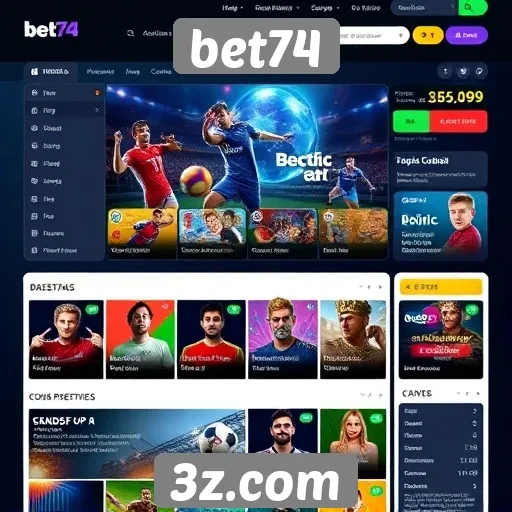 Experiência do usuário na navegação do bet74